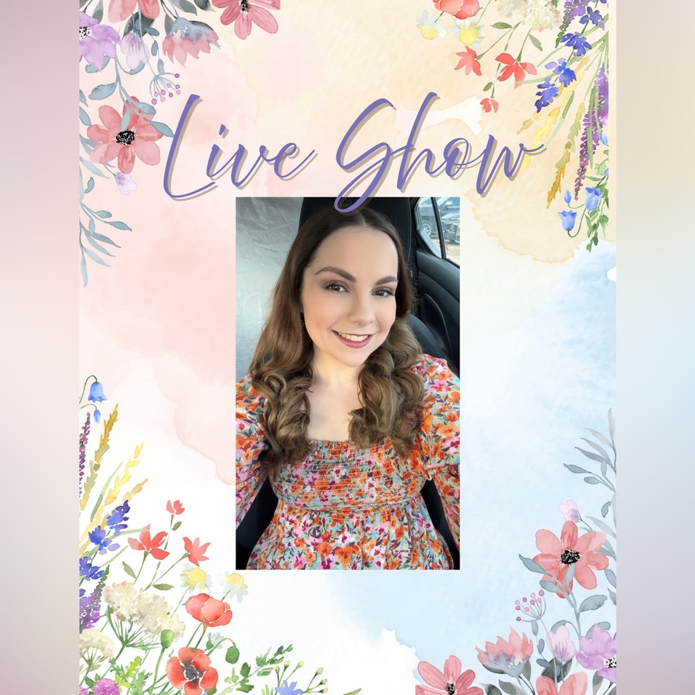🌸Live show flyer🌼